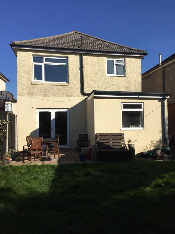 ​Rear extension across the full width of the property with bi-fold doors to garden, Charminster, Bournemouth